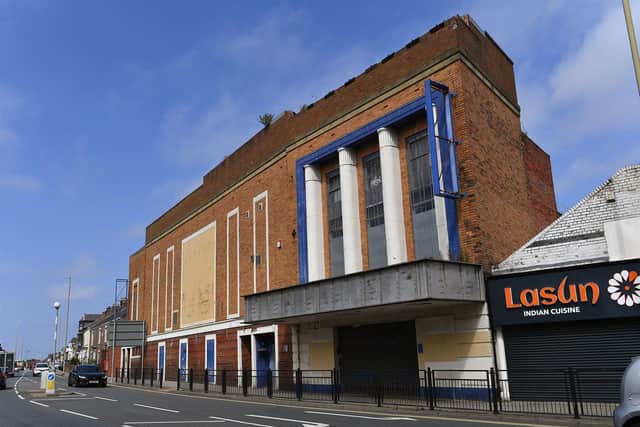The former Regent Cinema and Mecca Bingo hall building, on Dean Road, in South Shields. The building has been added to Save Britain's Heritage's 'Buildings at Risk' register.