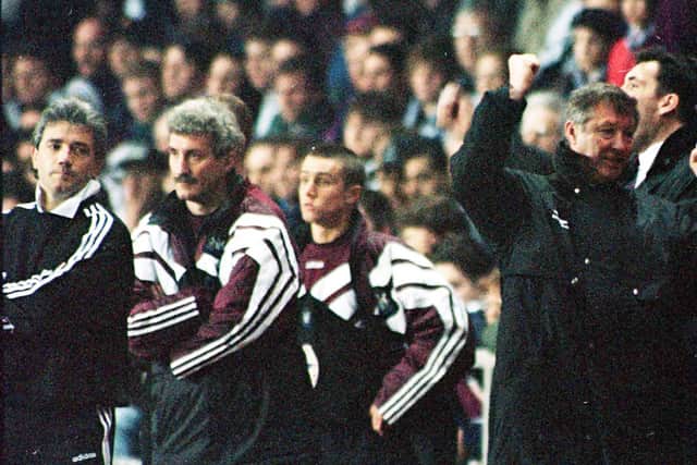 Sir Alex Ferguson’s Manchester United overhauled Kevin Keegan’s Newcastle to win the 1995-96 Premier League title (Rui Vieira/PA)