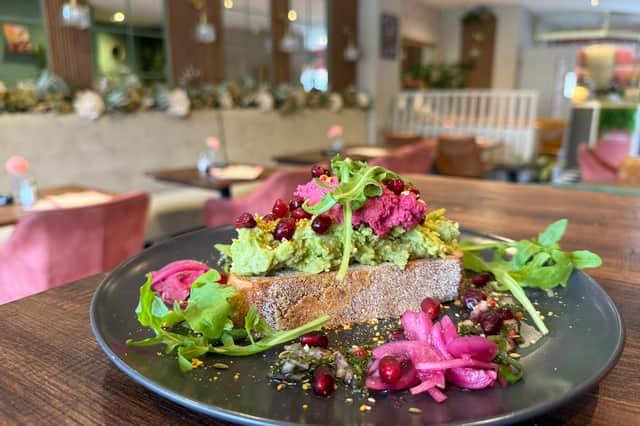 One of the vegan loaded sourdough options