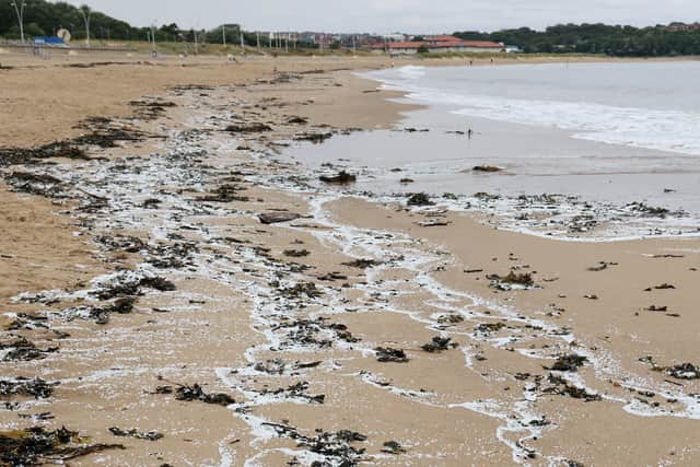 It is estimated that more than 25 tonnes of plastic pellets have spilled into the River Tyne.