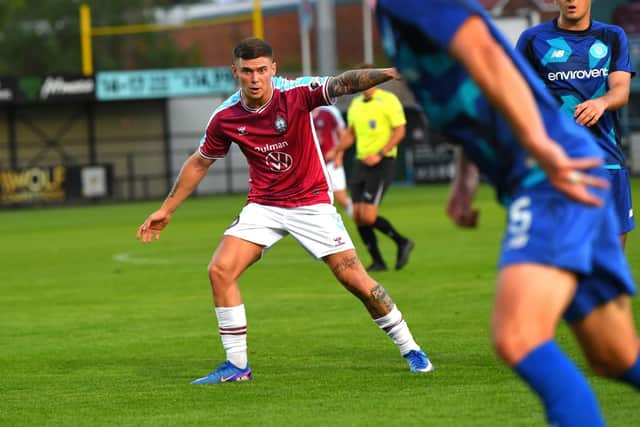 South Shields forward Kyle Crossley (photo Kevin Wilson)