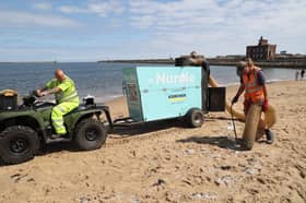 South Tyneside Council has partnered with expert charity Nurdle to help with the clean up operation.