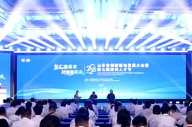 Scene from the 2026 Shandong Innovation-Driven Development Conference & 7th Binzhou Talent Festival