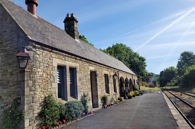 The station as it is now in Beamish Museum