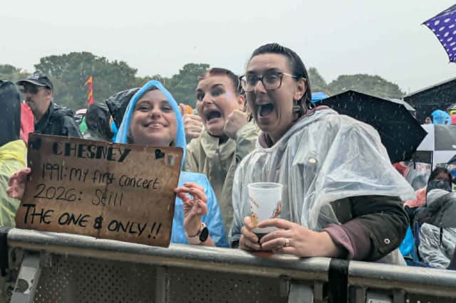 Chesney Hawkes fans at Bents Park in South Shields.