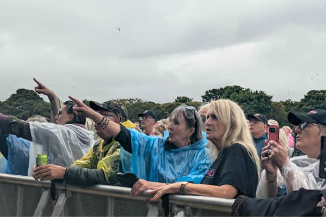 Fans watch ABC in South Shields.