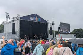The stage on weekend two of the 2026 Bents Park concerts. 