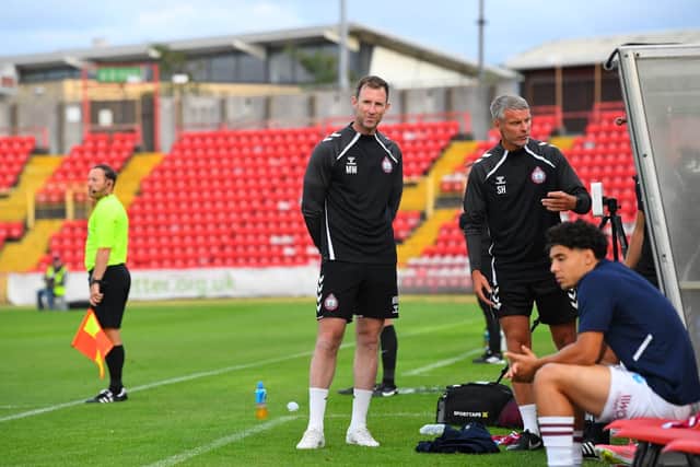 South Shields head coach Mike Williamson (photo Kevin Wilson)