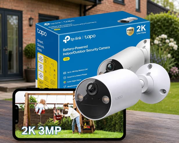 The Tapo TC82 records in 2K and can save motion clips locally without a compulsory monthly subscription