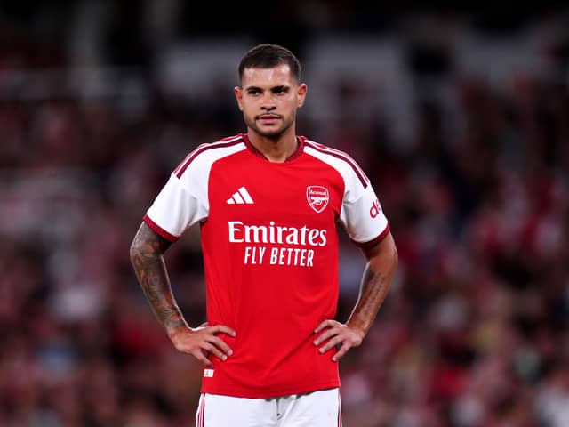 Bruno Guimaraes has joined champions Arsenal from Newcastle during the summer (John Walton/PA).