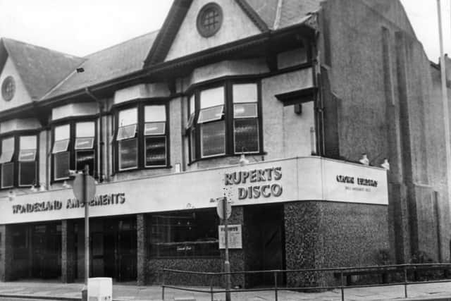 Ruperts Disco exterior in 1985.