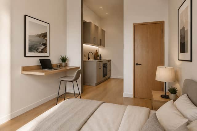 CGI of how the rooms will look.