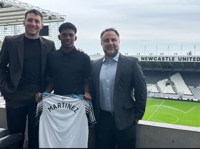 Johan Martinez pictured at St James' Park