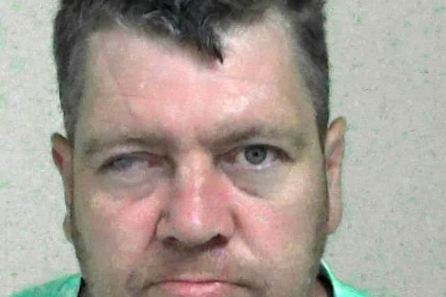 Stalker Nigel Blackburn sent his victim a Facebook friend request with a profile picture displaying a large tattoo of her name across his back. 