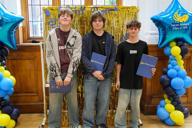 The community at Harton Academy is celebrating its 'best ever' GCSE results.