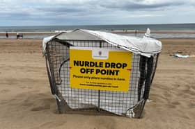 Nurdle drop-off points can be found using an online interactive map.