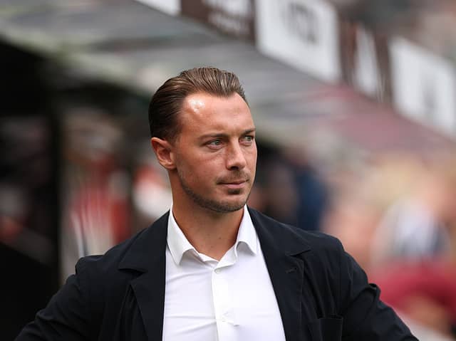 Matthias Jaissle, Manager of Newcastle United looks on during the pre-season friendly match between Newcastle United and Bayer 04 Leverkusen at St James' Park on August 15, 2026 in Newcastle upon Tyne, England. (Photo by Stu Forster/Getty Images)