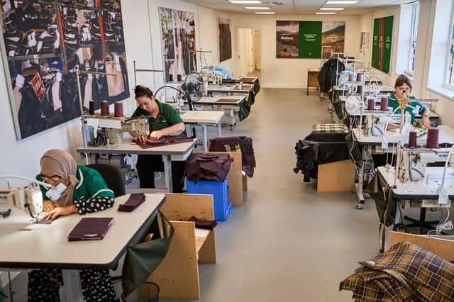 Barbour is recruiting around 40 new machinists as it looks to increase the production lines at its South Tyneside factory following "unprecedented global demand".