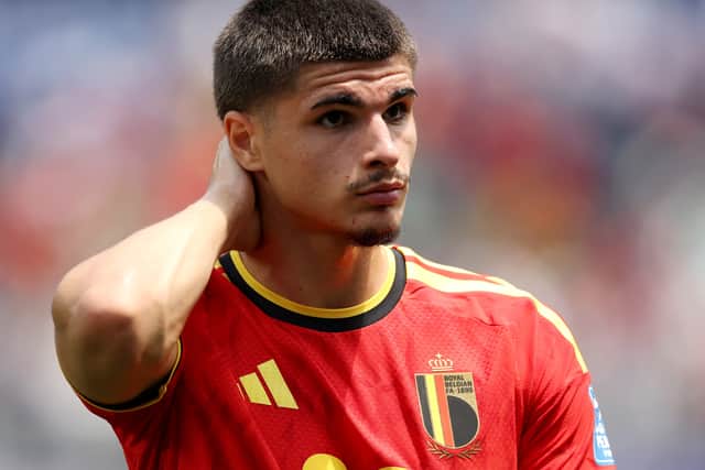 Matias Fernandez-Pardo played for Belgium against Egypt in the 2026 World Cup