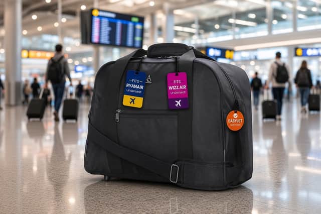 The Aerolite 40x30x20cm holdall has a spacious main compartment which can be locked and a front zipped pocket