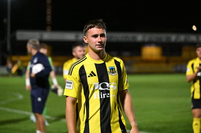 Hebburn Town defender Joe Oliver (photo Tyler Lopes)