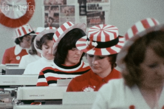 Get in touch if you recognise the office where these women were working in 1973.
