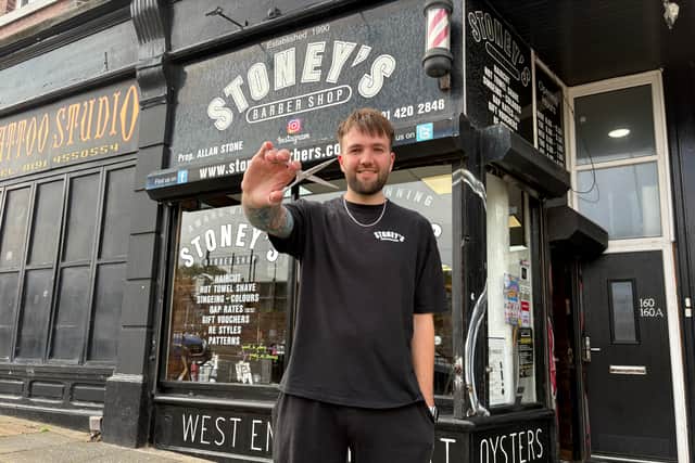 Liam Grant is set to take over Stoney's Barber Shop on Tuesday, September 1.