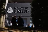 General view as fans gather outside the stadium prior to the Premier League match between Newcastle United FC and Manchester City FC at St James' Park on September 28, 2024 in Newcastle upon Tyne, England. (Photo by Matt McNulty/Getty Images)