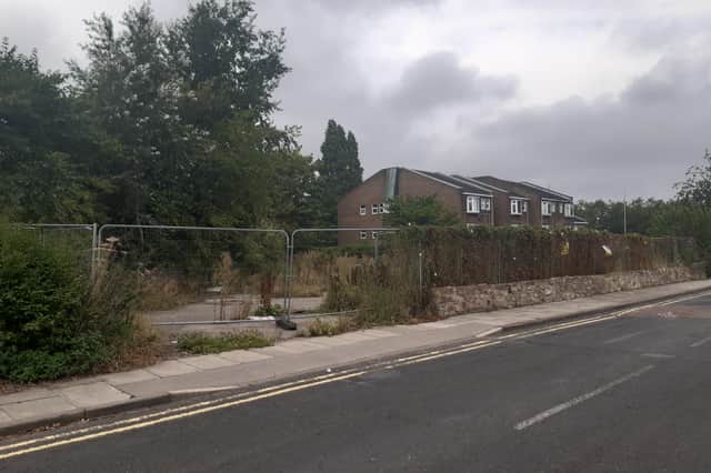 The site of the new development in Wenlock Road, South Shields.