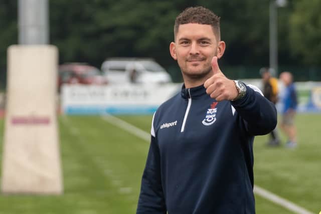 Jarrow manager Kennie Malia (photos Kieran Gough)