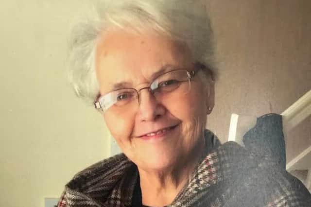 Megan Robson, from Hebburn, is set to walk the entire length of Hadrian's Wall to raise money for Dementia UK in memory of her nana, Brenda (pictured).