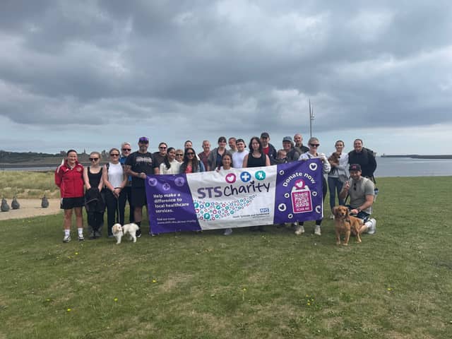 Members and staff of the Gym Group South Shields have taken on a coastal walk for the STS Charity, the official charity of South Tyneside and Sunderland NHS Foundation Trust.
