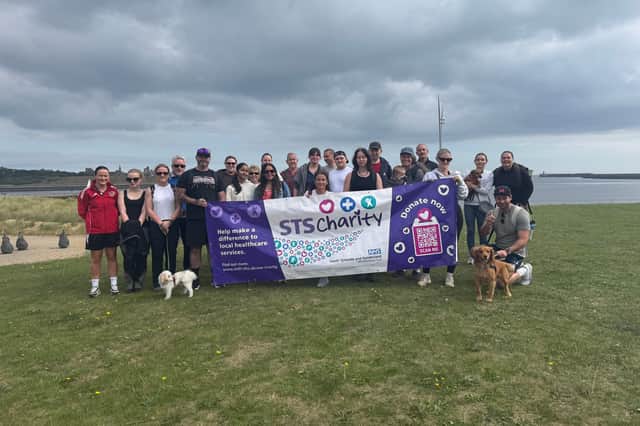 Members and staff of the Gym Group South Shields have taken on a coastal walk for the STS Charity, the official charity of South Tyneside and Sunderland NHS Foundation Trust.