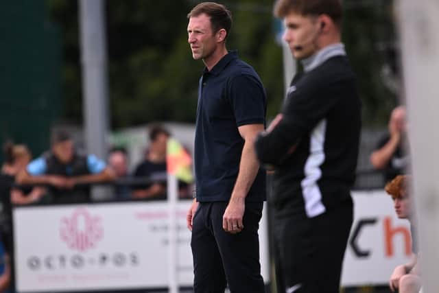South Shields manager Mike Williamson (photo Kevin Wilson)