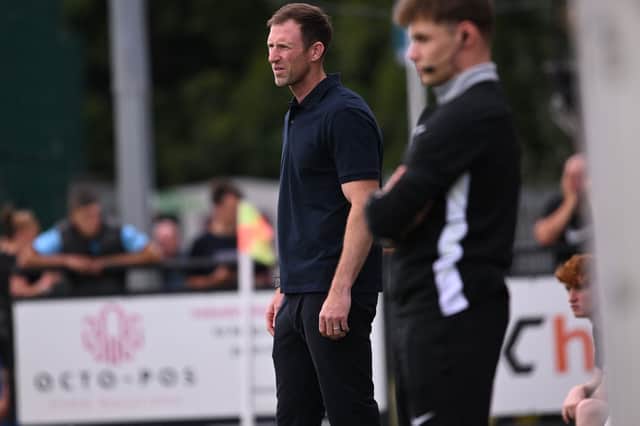 South Shields manager Mike Williamson (photo Kevin Wilson)
