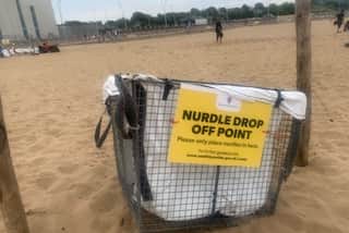 A nurdle drop off point, in South Shields.