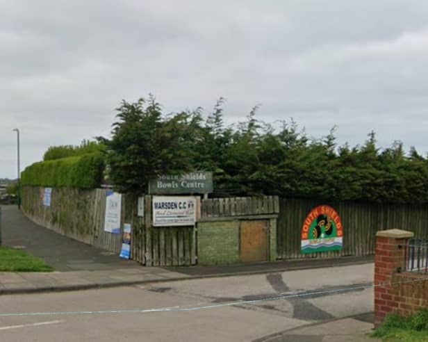 Entrance to Marsden Cricket Club. 