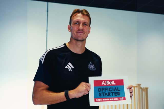 Dan Burn is the official starter for the Great North Run
