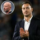 Alan Shearer (inset) and Newcastle United manager Matthias Jaissle.