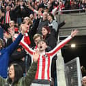 Sunderland fans at the AZ Alkmaar game. 