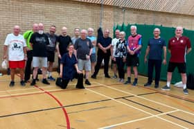 Members of the Cardiac Rehab Team from STSFT get involved in the sessions, led by the Foundation of Light.