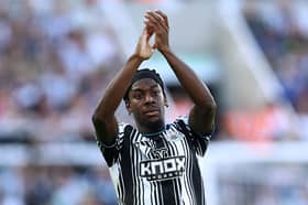 Anthony Elanga of Newcastle United applauds the fans as he is substituted during the Premier League 2026/27 match between Newcastle United and Liverpool FC at St James' Park on August 23, 2026 in Newcastle upon Tyne, England. (Photo by Molly Darlington/Getty Images)