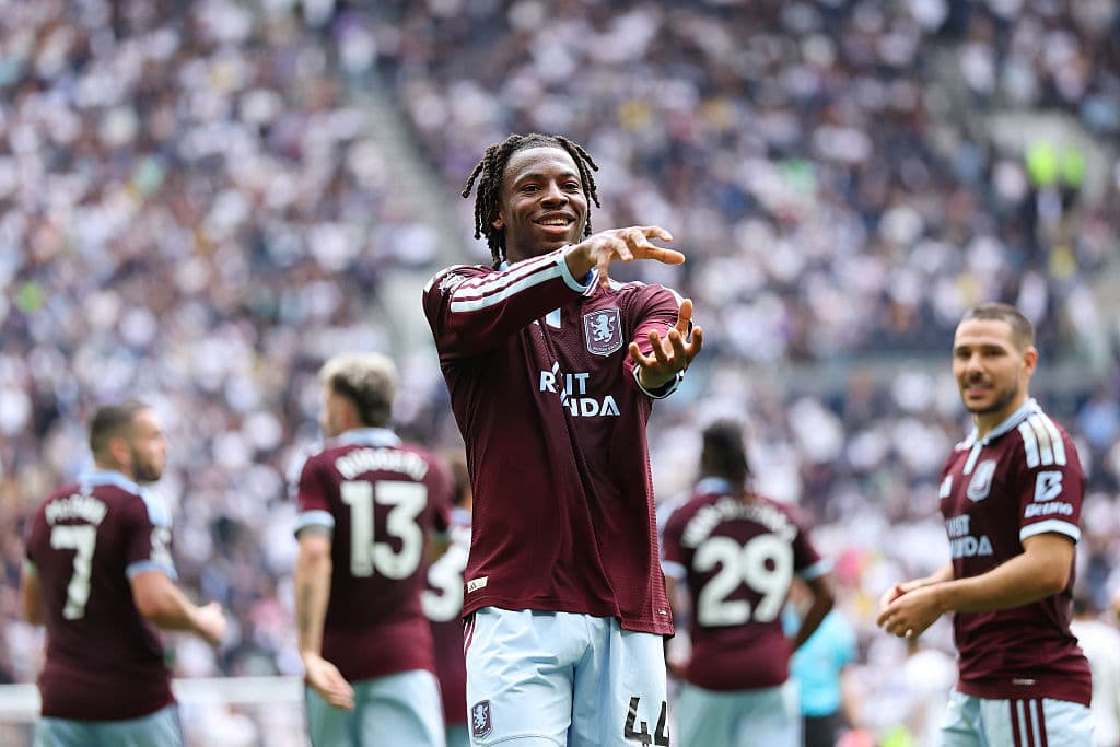 Johan Manzambi warnt Newcastle United vor dem Spiel von Aston Villa im St ...