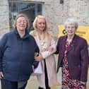 From left Joyce, Activities co-ordinator Donna Ward and Win at the Culture House in Sunderland.