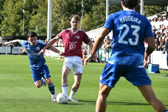 Sheffield Wednesday defender Joe Emery is on loan at South Shields (photo Kevin Wilson)