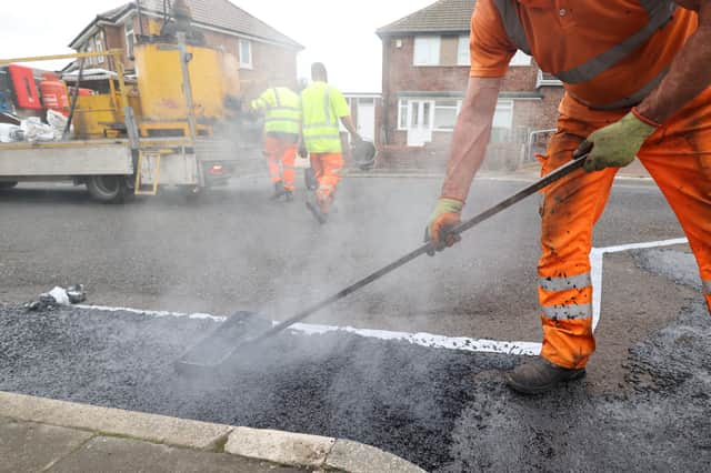 Council teams repaired more than 8,200 potholes last year.