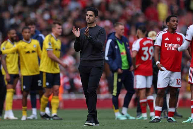 Arsenal boss Mikel Arteta.