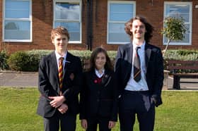 Dame Allan’s siblings Tommy, Chloe and James Jarman (left to right), who all compete in obstacle course racing