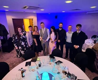 The 38 Fitness Gym team at the  Best of South Tyneside 2026 awards ceremony.