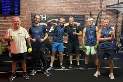 Members of the award winning 38 Fitness in Jarrow.